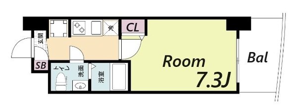 神戸駅 徒歩9分 11階の物件間取画像